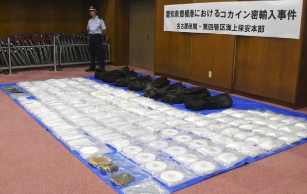 В Японії вилучили рекордну партію кокаїну