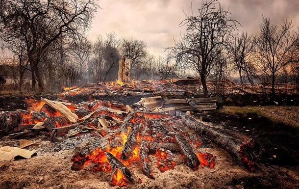 Пожары на Житомирщине: осталось два очага