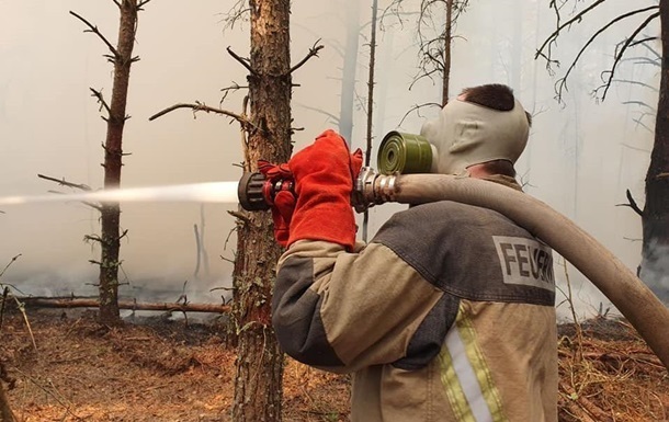 На Житомирщині нова пожежа перейшла на заповідник
