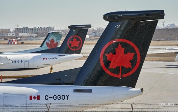 Канадский авиаперевозчик уволит 60% сотрудников