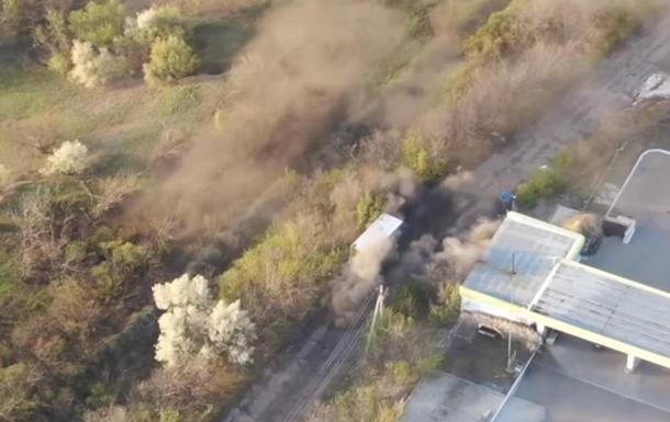 Знищення вантажівки сепаратистів потрапило на відео