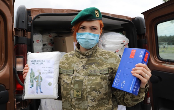 ЄС відправив українським прикордонникам засоби захисту від COVID