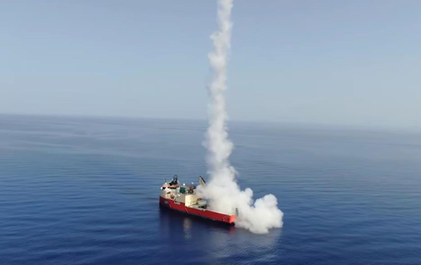 Израиль на море испытал баллистическую ракету