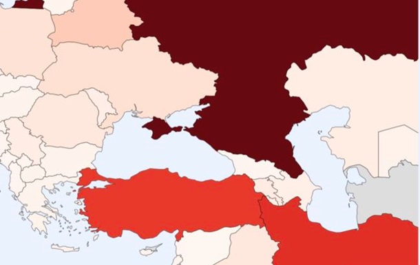 В Іспанії телерадіокомпанія показала карту з  російським  Кримом