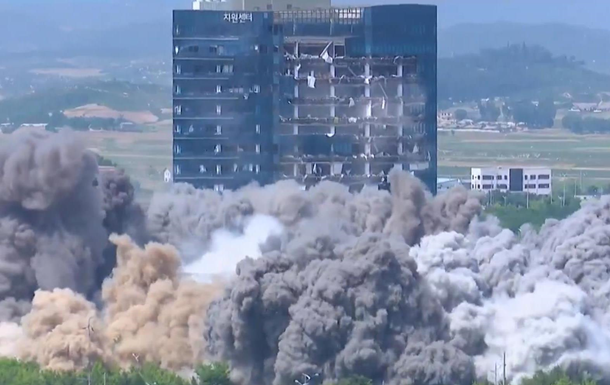 Опубліковано нове відео вибуху вузла зв язку КНДР
