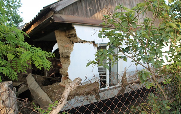 В Одесской области ливень разрушил дом