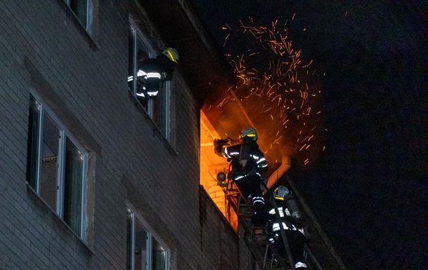 Ночью в Днепре горело общежитие