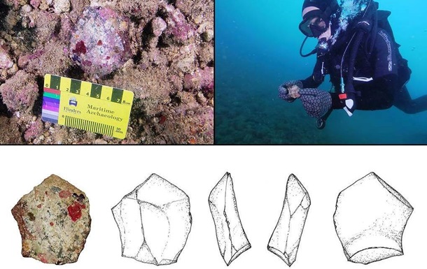 Впервые под водой нашли поселения первобытных людей