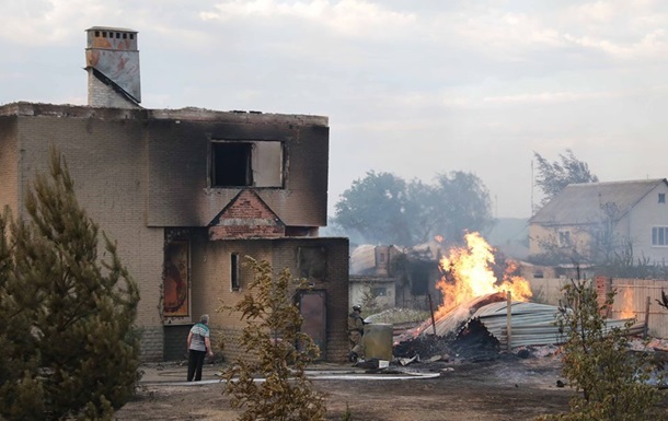 Пожежі на Луганщині: кількість постраждалих зросла