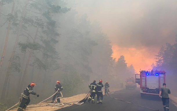 Лісову пожежу на Луганщині обговорили під час засідання ТКГ