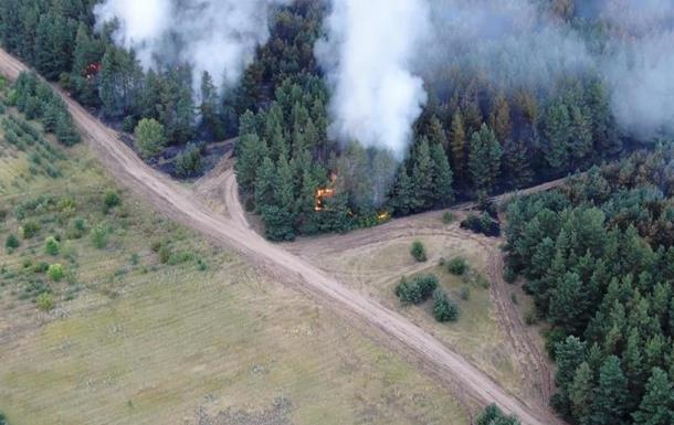 На Луганщині зберігаються два вогнища пожежі
