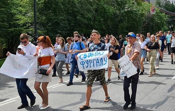У Хабаровському краї Росії продовжилися протести через арешт губернатора