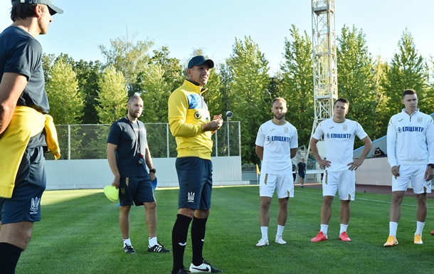 Збірна України провела перше тренування перед іграми Ліги націй