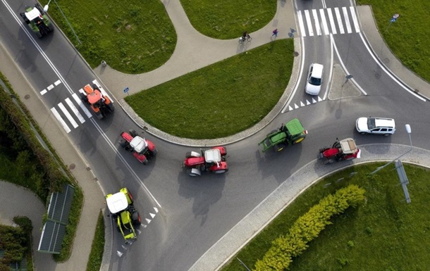 В Польше фермеры заблокировали дороги
