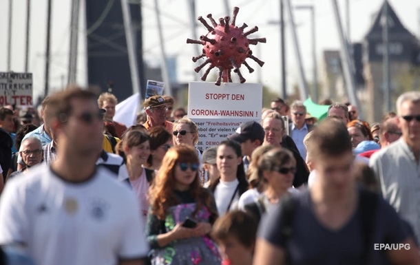 В столице Германии протестовали против COVID-карантина