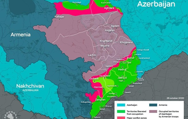 Итоги за месяц Нагорно-Карабахской войны 2.0