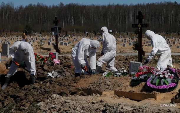 У Росії антирекорд за кількістю померлих від коронавірусу