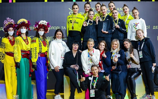Збірна України виграла золото і бронзу на ЧЄ з художньої гімнастики