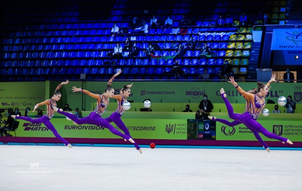 У Украины золото и серебро домашнего ЧЕ по художественной гимнастике