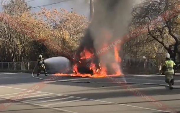 У Криму водій підпалив авто через сварку з дружиною