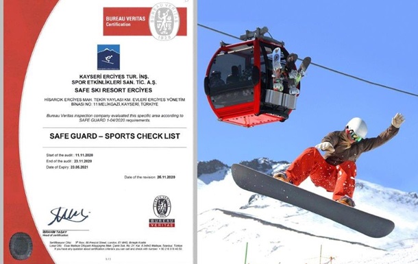 Гірськолижний курорт Ерджієс у Туреччині підтвердив найвищий рівень безпеки