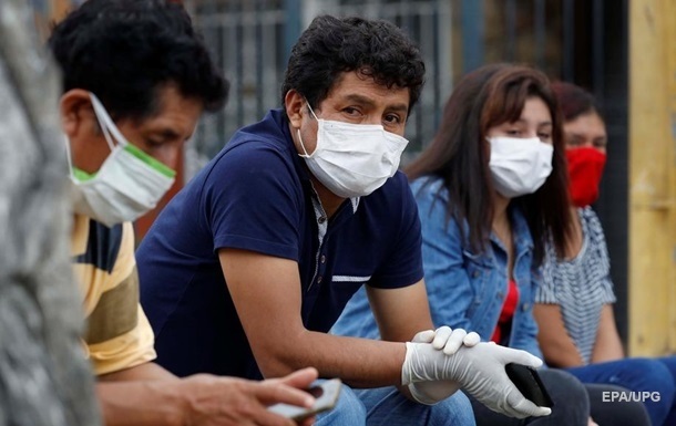 У Перу понад мільйон випадків коронавірусу