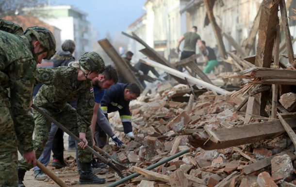 У Хорватській Глині після землетрусу зруйновано 90% будинків