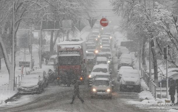 У Києві вночі очікується снігопад