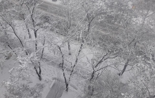 Снігопад із західної України дістався Одеси