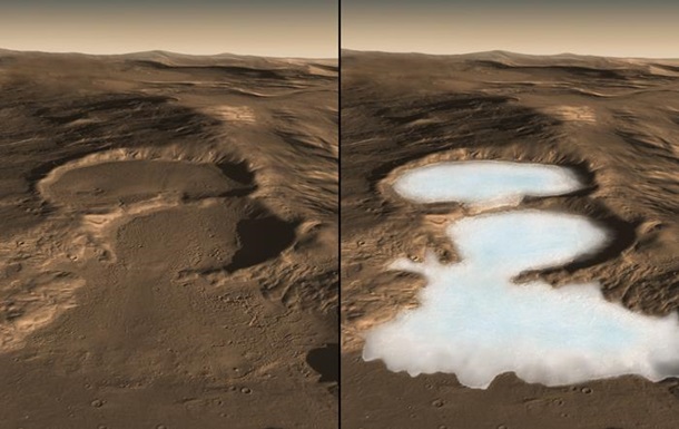 На Марсі знайшли сліди льодовикових періодів