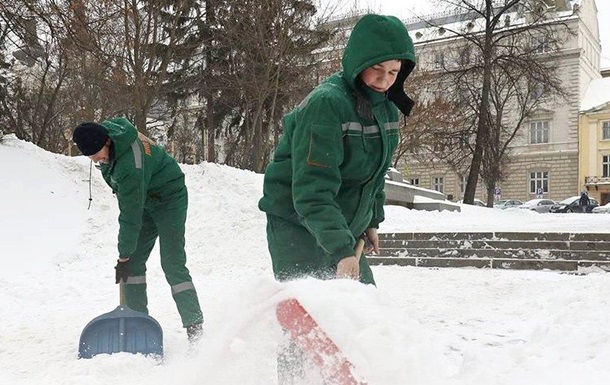 Власти Львова просят горожан помочь чистить снег