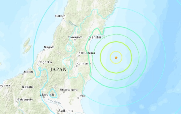 У Японії стався потужний землетрус, є загроза цунамі