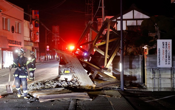 Землетрясение в Японии: пострадавших уже более 120 человек