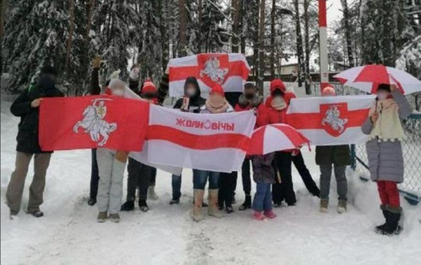 В Беларуси лыжников обвинили в проведении митинга