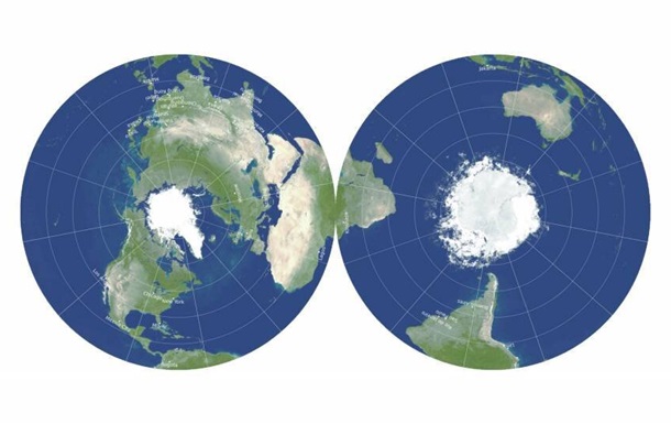 Создана самая точная плоская карта Земли