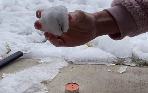 Теорія змови: техасці знімають  фейковий сніг 