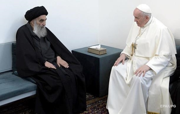 Папа Римський зустрівся з духовним лідером шиїтів