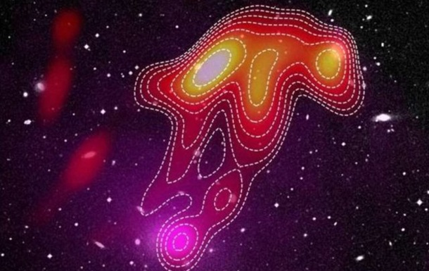 В космосе заметили загадочную  световую медузу 