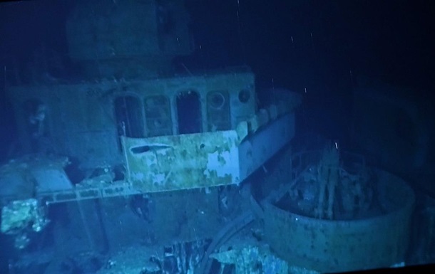 Появилось видео самого глубоко затонувшего корабля