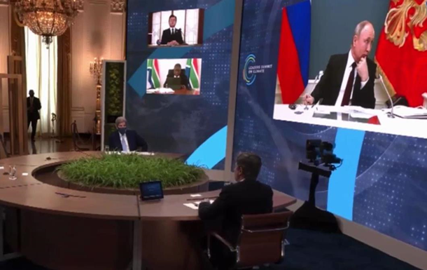 На саммите по климату Макрона прервали Путиным