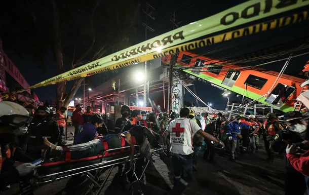 Сім ям загиблих під час аварії поїзда метро в Мехіко виплатять компенсацію