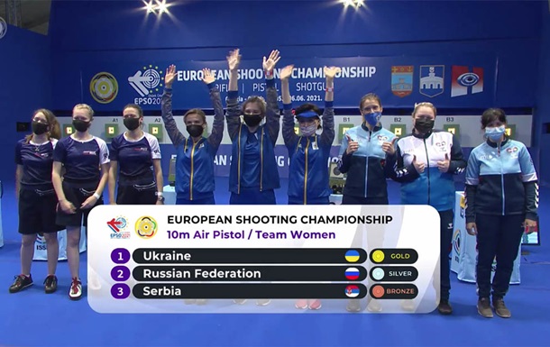 Женская сборная по стрельбе выиграла золото чемпионата Европы