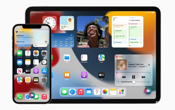 Apple представила iOS 15 і iPadOS 15