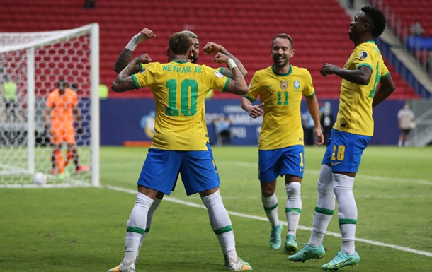 Кубок Америки: Бразилия разгромила Венесуэлу, Колумбия стартовала с победы