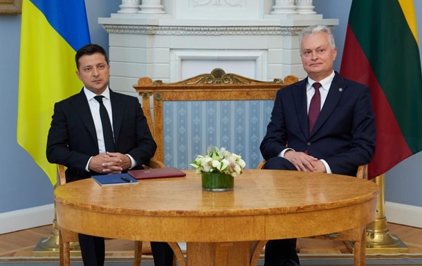 Зеленський проводить зустріч з президентом Литви