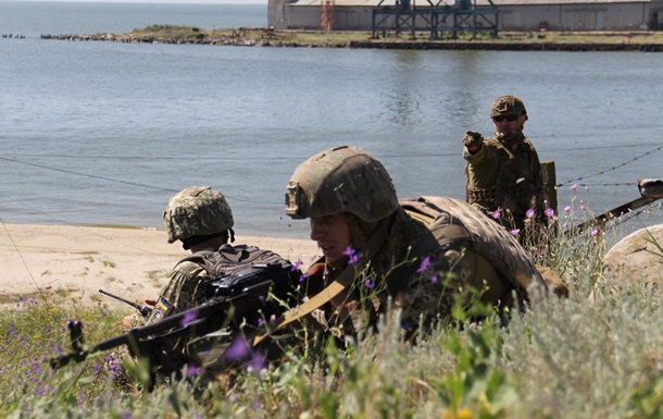Одесские морские пехотинцы провели учения