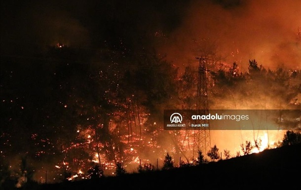 Влада Туреччини назвала лісові пожежі  національним лихом 
