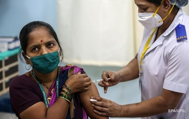 В Індії за день зробили більше 20 млн COVID-вакцинацій