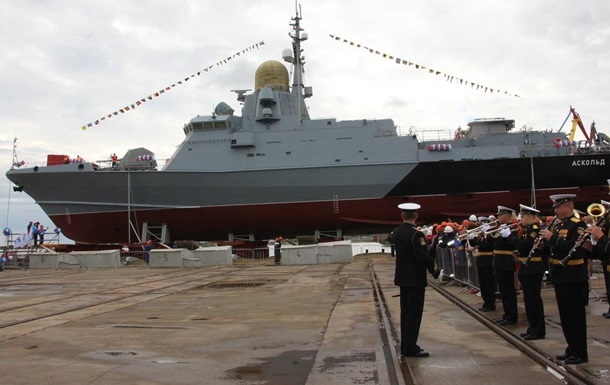 У Криму спустили на воду ракетний корабель