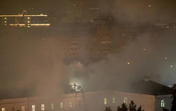В Москве горело общежитие Военного университета 